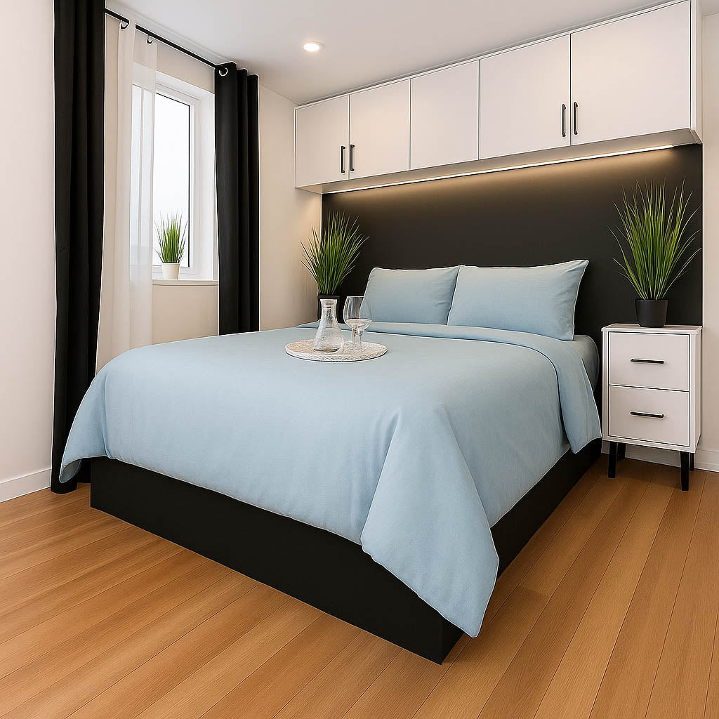 BR03 COMPACT– Vakantiehuisje met kookeiland (48 m²) en 2 slaapkamers