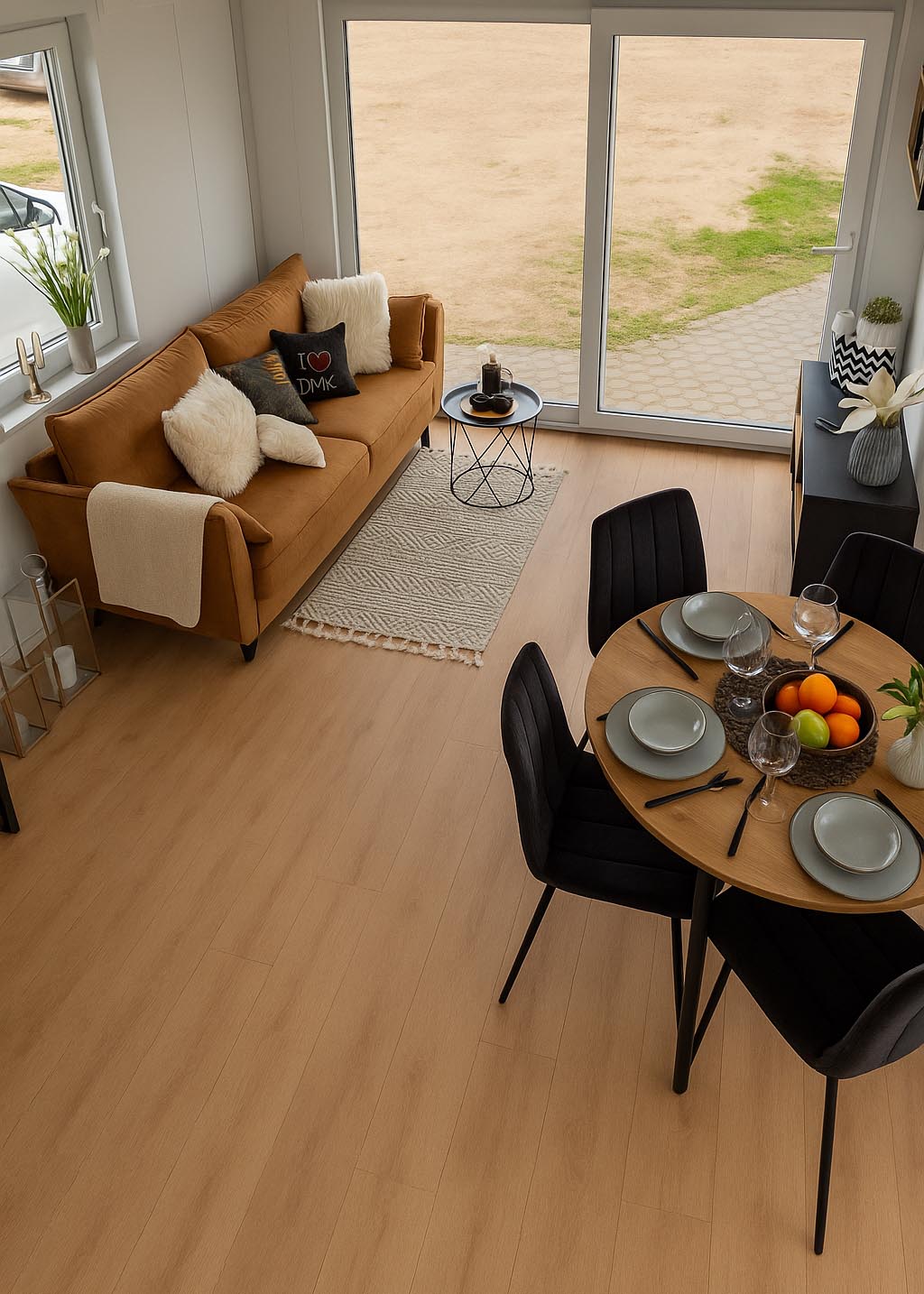 BG02 – Vakantiehuisje met loft (35 m²) en panoramisch daklicht