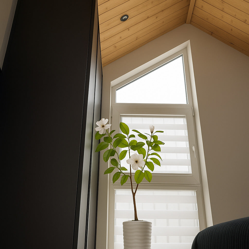 BG02 – Vakantiehuisje met loft (35 m²) en panoramisch daklicht