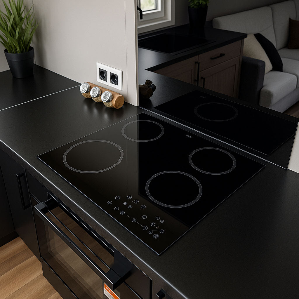 BS01 – Compact vakantiehuisje (35 m²) met badkamer, keuken & slaapkamer