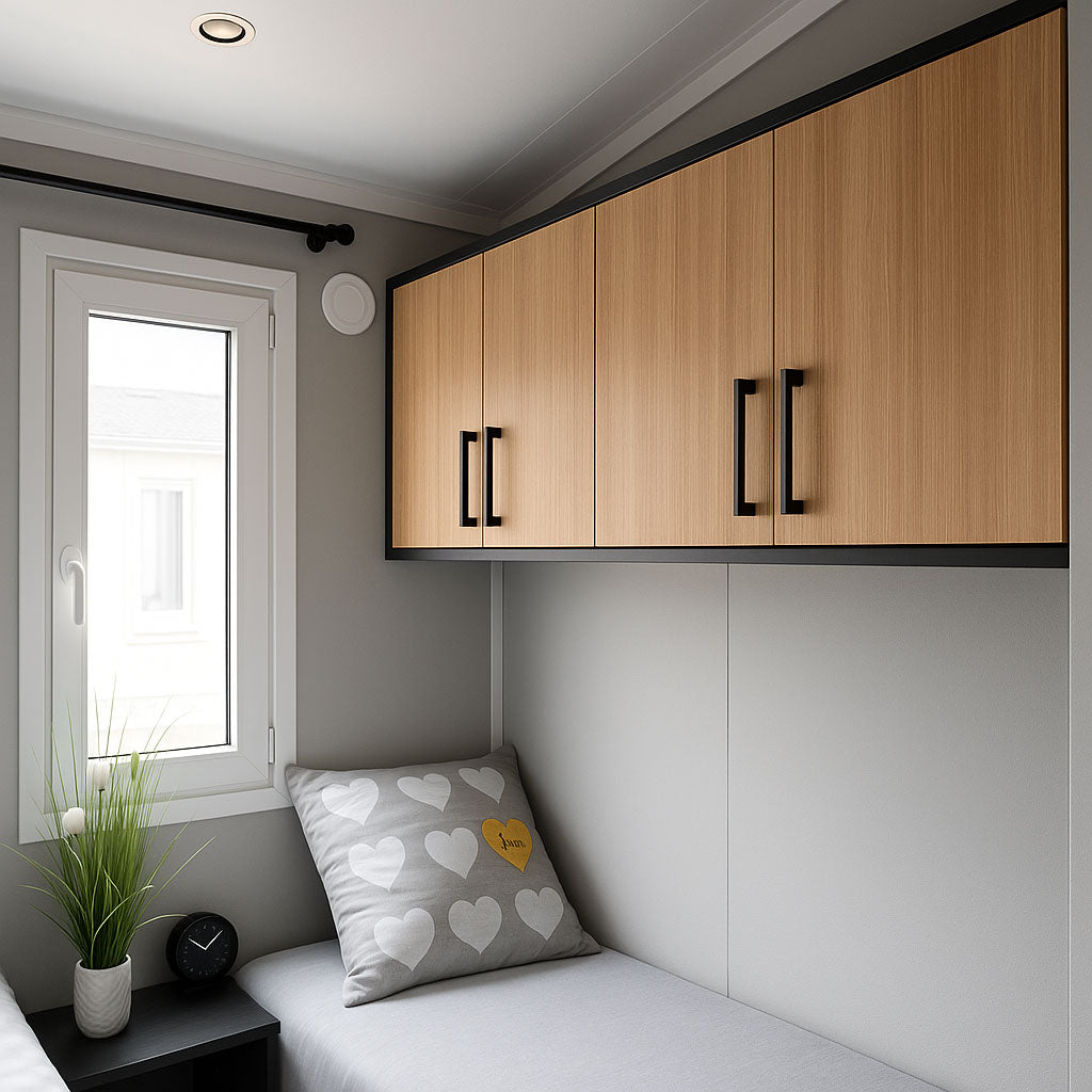 BS01 – Compact vakantiehuisje (35 m²) met badkamer, keuken & slaapkamer