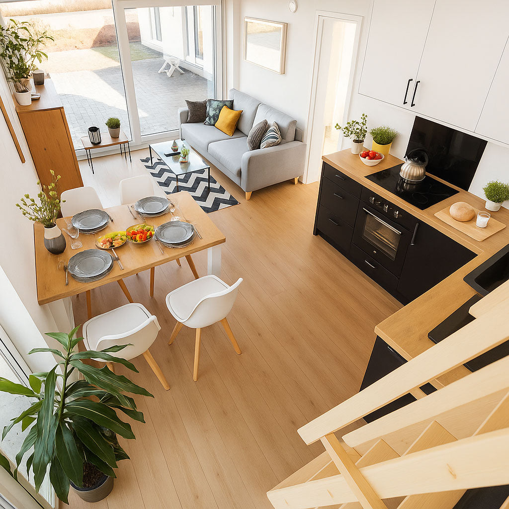 BG02 – Vakantiehuisje met loft (35 m²) en panoramisch daklicht