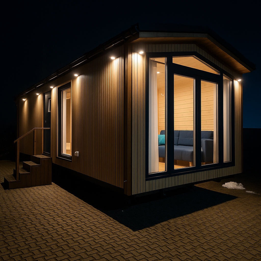 BS01 – Compact vakantiehuisje (35 m²) met badkamer, keuken & slaapkamer