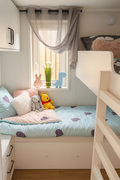 BR03 Plus – Vakantiehuisje met kookeiland (54,4 m²) en 2 slaapkamers