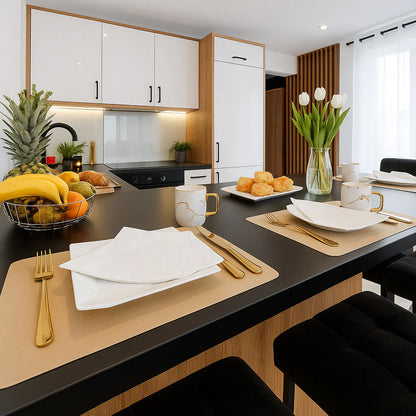Keuken en eethoek in de Buitenkamer Kiefern modulaire woning